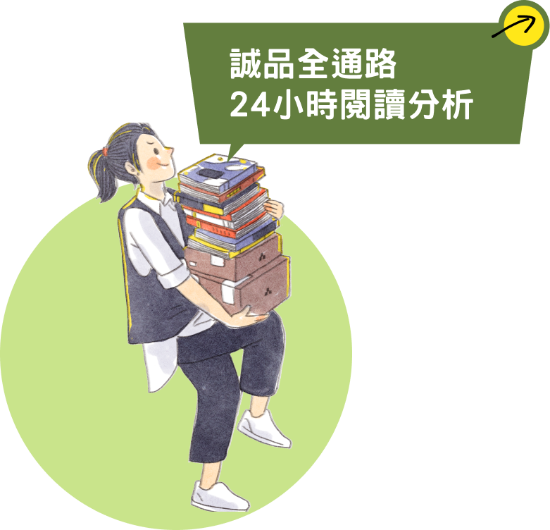 誠品全通路24小時閱讀分析